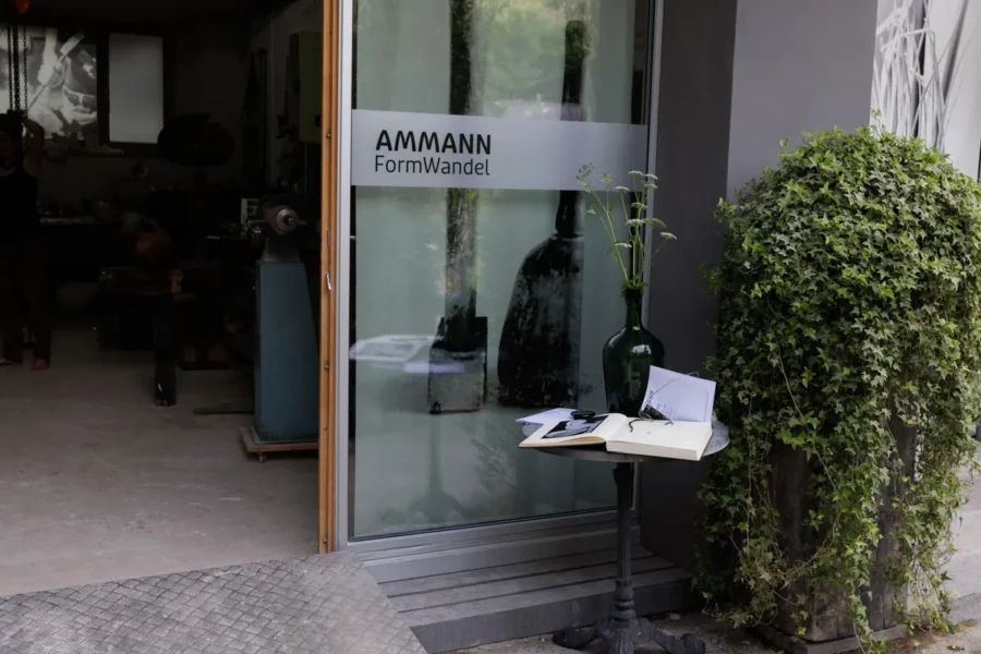 Eingang zum Atelier Ammann FormWandel